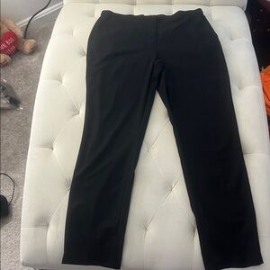 H&M Black Ribbed Waistband Trousers